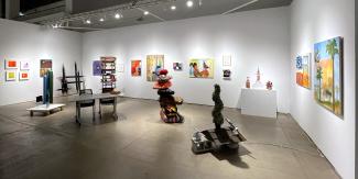 Work from the MFA class of 2021 at EXPO CHICAGO 2023.